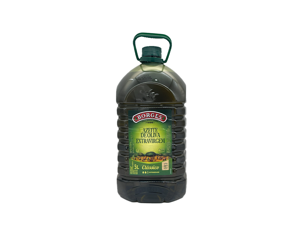 AZEITE DE OLIVA GRANDE EXTRA VIRGEM BORGES 5 L (CX 3 GL)